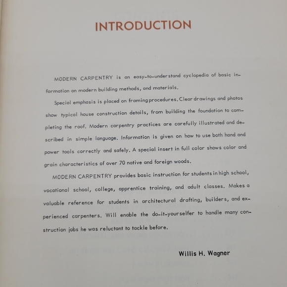1973 Modern Carpentry Textbook‎ - Picture 7 of 8